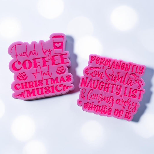 Winter Blossoms & Vanilla Cream ~  Coffee Christmas, Naughty List Wax Melt