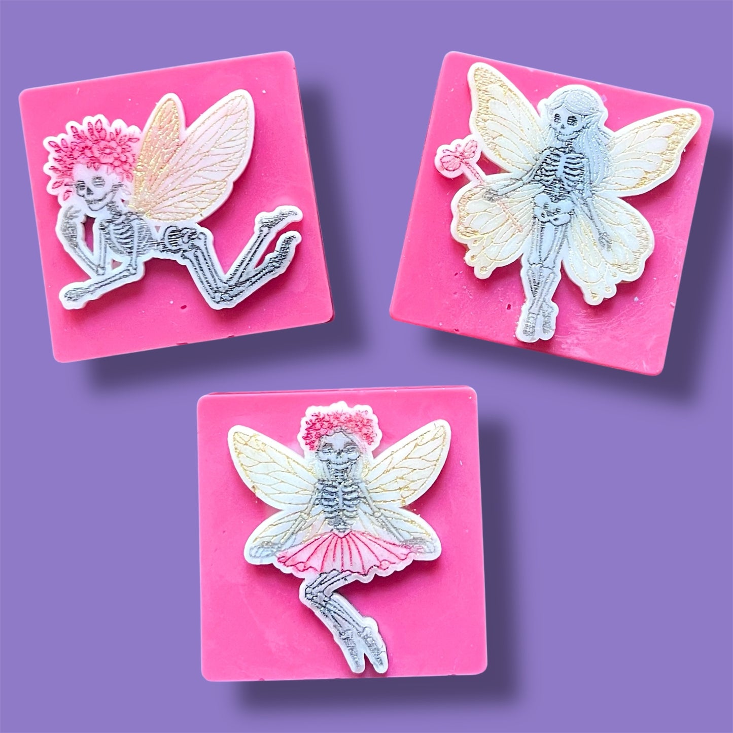 Fairy Bubblegum ~ Skeleton Fairy Wax Melt