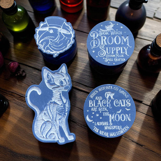 Magic Spells ~ Plague Doctor, Skelecat, Broom Supply, Black Cats Wax Melt