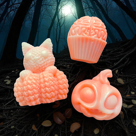 Frosted Pumpkin(Yank Candle) ~ Brain Cupcake/Pumpkin/Pumpkin Cat Wax Melt