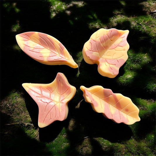 Toffee Waffle ~ Pack of 4 leaf Shaped Wax Melt