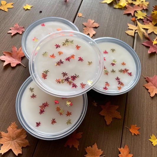 Lenny White Musk & Golden Maple Round Pot Wax Melt