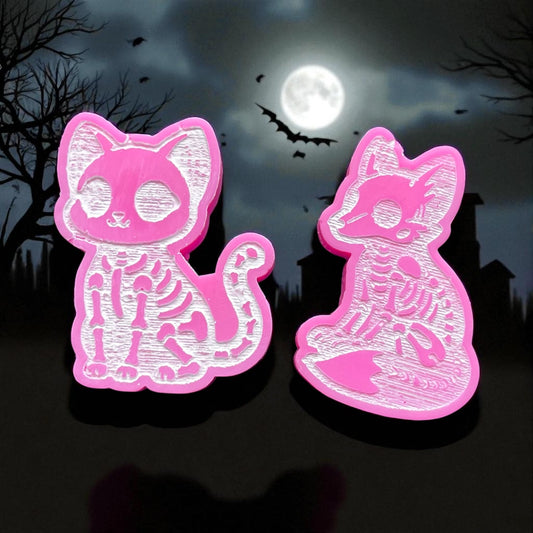 Cherry Merlot ~ Skelecat & Skelefox Duo Wax Melts