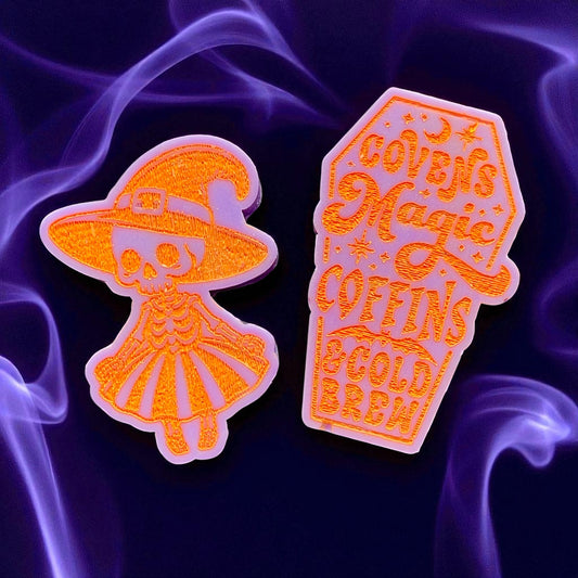 Witches Truffles ~ Skeleton Witch, Coffin Wax Melt