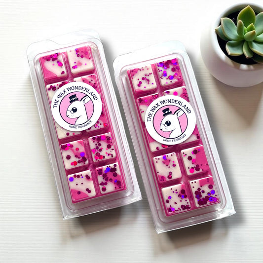 Marshmallow & Fresh Raspberry Wax Melt Snap Bar
