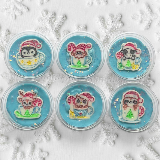 Marshmallow & Snowflake Cookie ~ Animal Pot Wax Melt