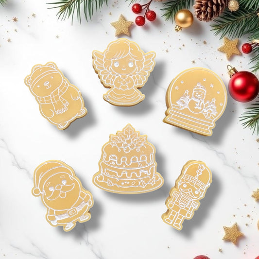 Brandy Buttercream ~  Pack of 3 Random Christmas Shaped Wax Melts