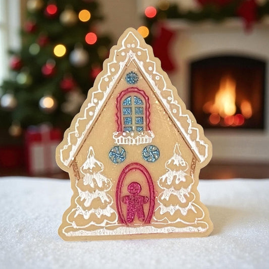 Christmas Market ~ Gingerbread House Shaped Wax Melt
