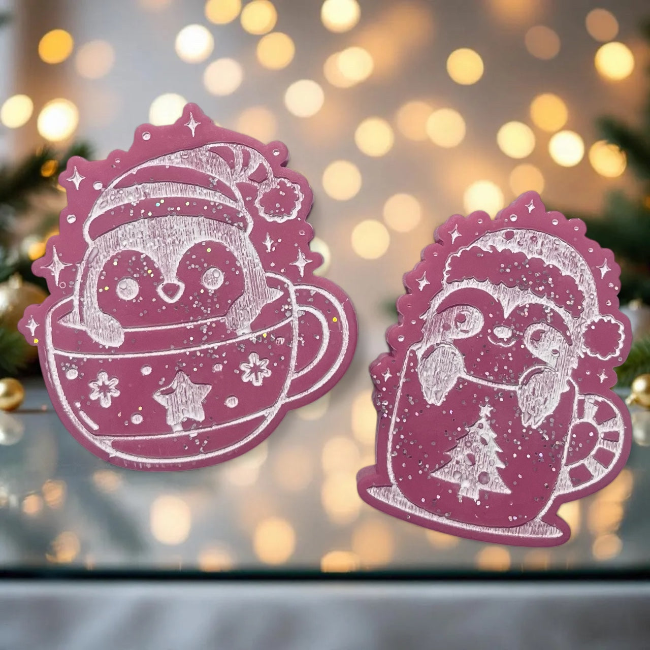 Merry Berry Christmas (Yankee) ~ Penguin Cup/Sloth Cup Wax Melt