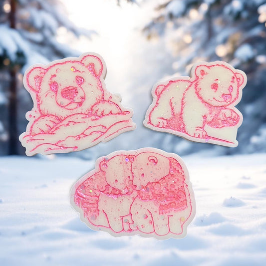 Snowflake Cookie & Winter Cherry Jam ~ Polar Bears Wax Melt