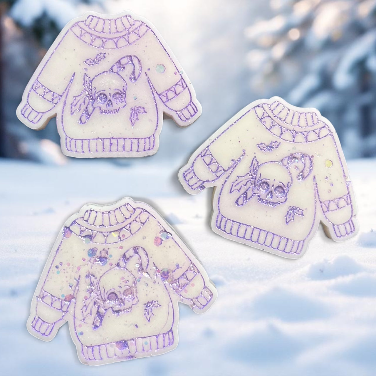 Jewelled Berries & Sandalwood ~ Creepmas Jumper Wax Melt