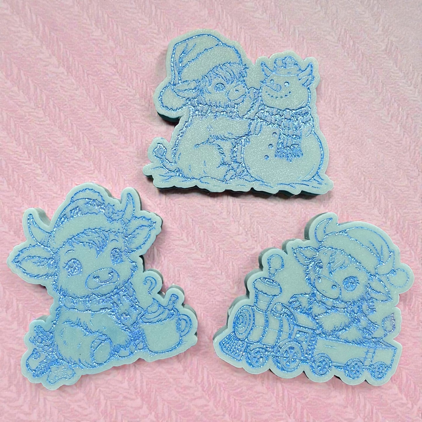 Candy Cane & Snow Days ~ Cow Wax Melt