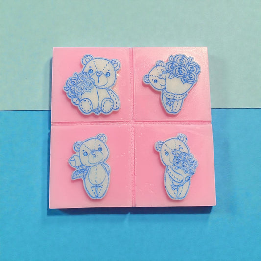 Rox Relaxed Feeling (Radox) ~ Teddy Bear Wax Melt Snap Slab