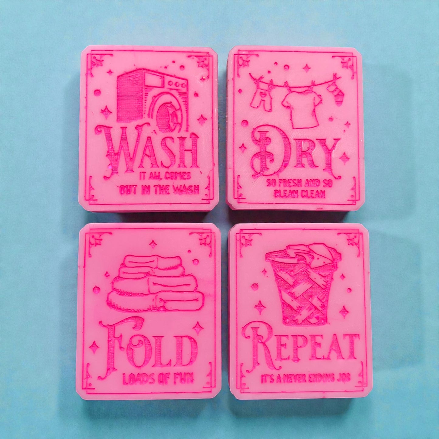 Frosted Rose Wonderland ~ Wash Dry Fold Repeat Wax Melt