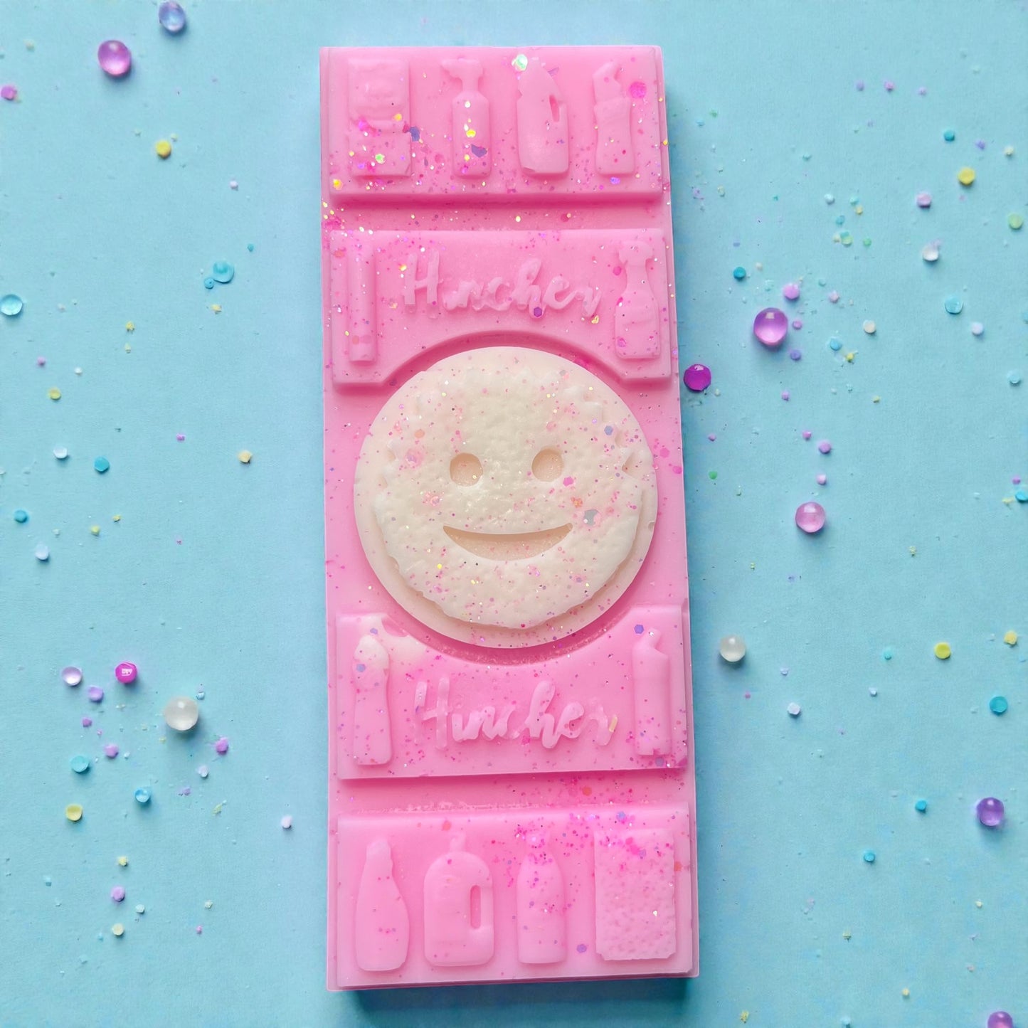 Frosted Rose Wonderland ~ Hincher Wax Melt Snap Bar