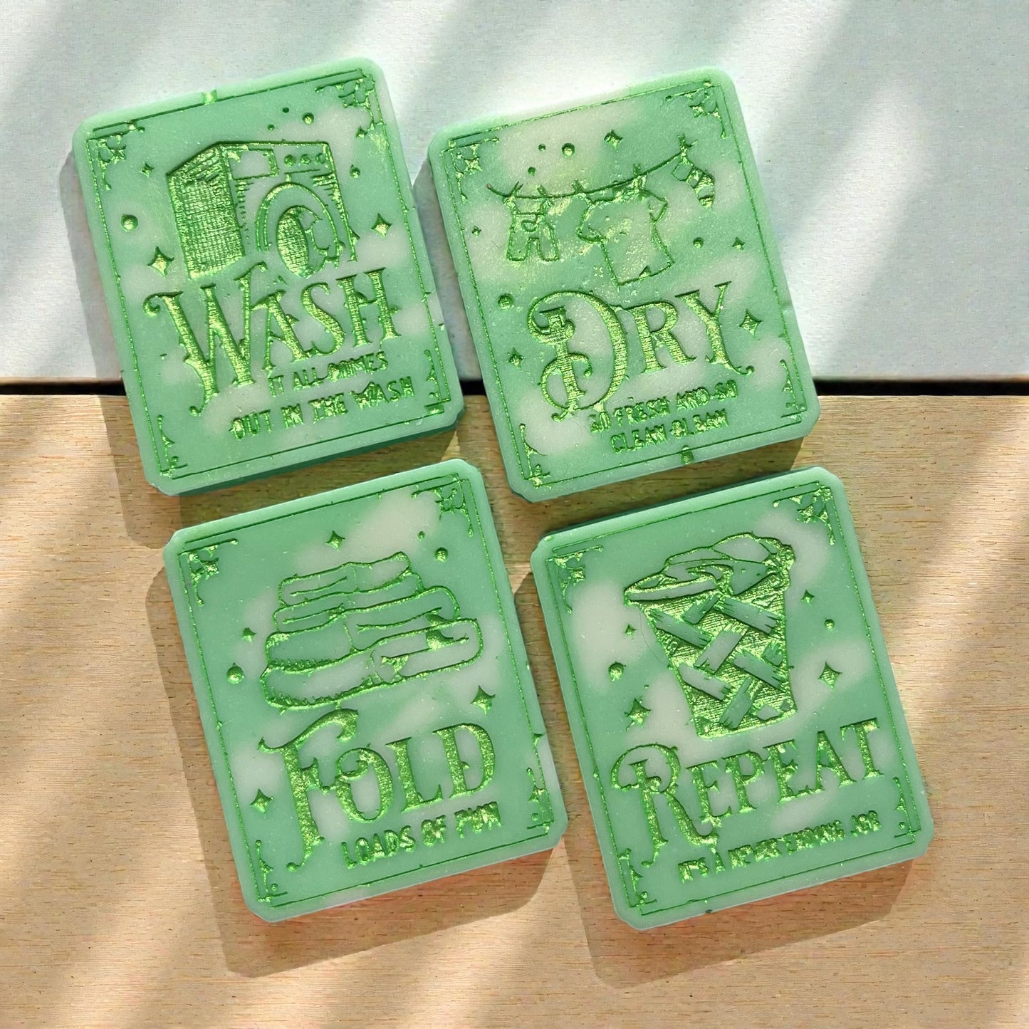 Comfy Enchanted Apple ~ Wash Dry Fold Repeat Wax Melt