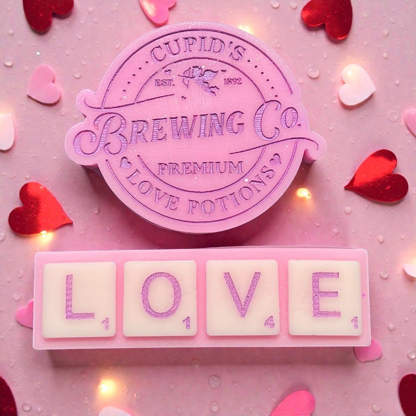 Love Letters ~ Love Scrabble, Cupids Brewing Co Wax Melt
