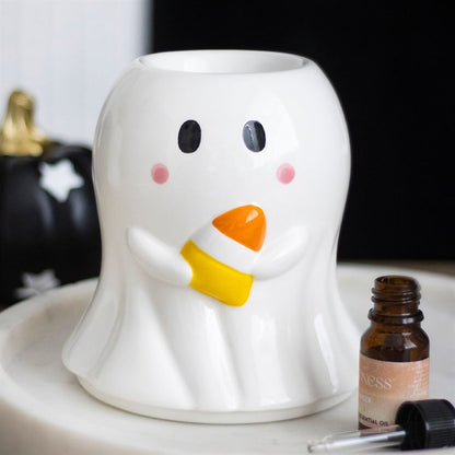Candy Corn Ghost Shaped Oil and Wax Warmer