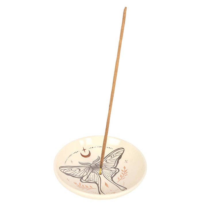 Luna Moth Ceramic Incense Plate