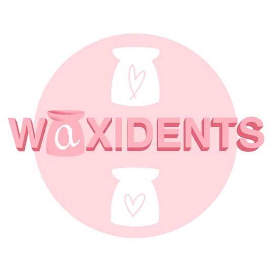 Waxident Box Pink waxidents logo